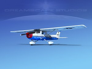 3D cessna t-51 model