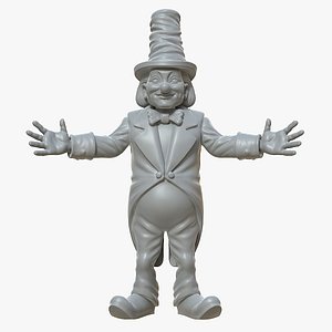 Printable Clown With the Hat model