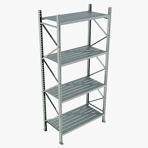 industrial shelf 3D model