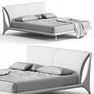 Cattelan Italia Nelson Contemporary Double Bed