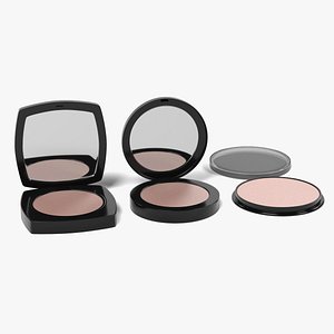face powders 3d model