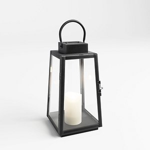 3D Trapeze LED Candle Lantern