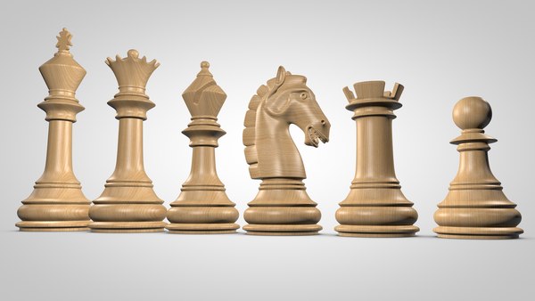Pieza de ajedrez 3D Model in Toys 3DExport