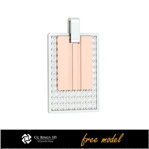 3D CAD Pendant - Free 3D Model