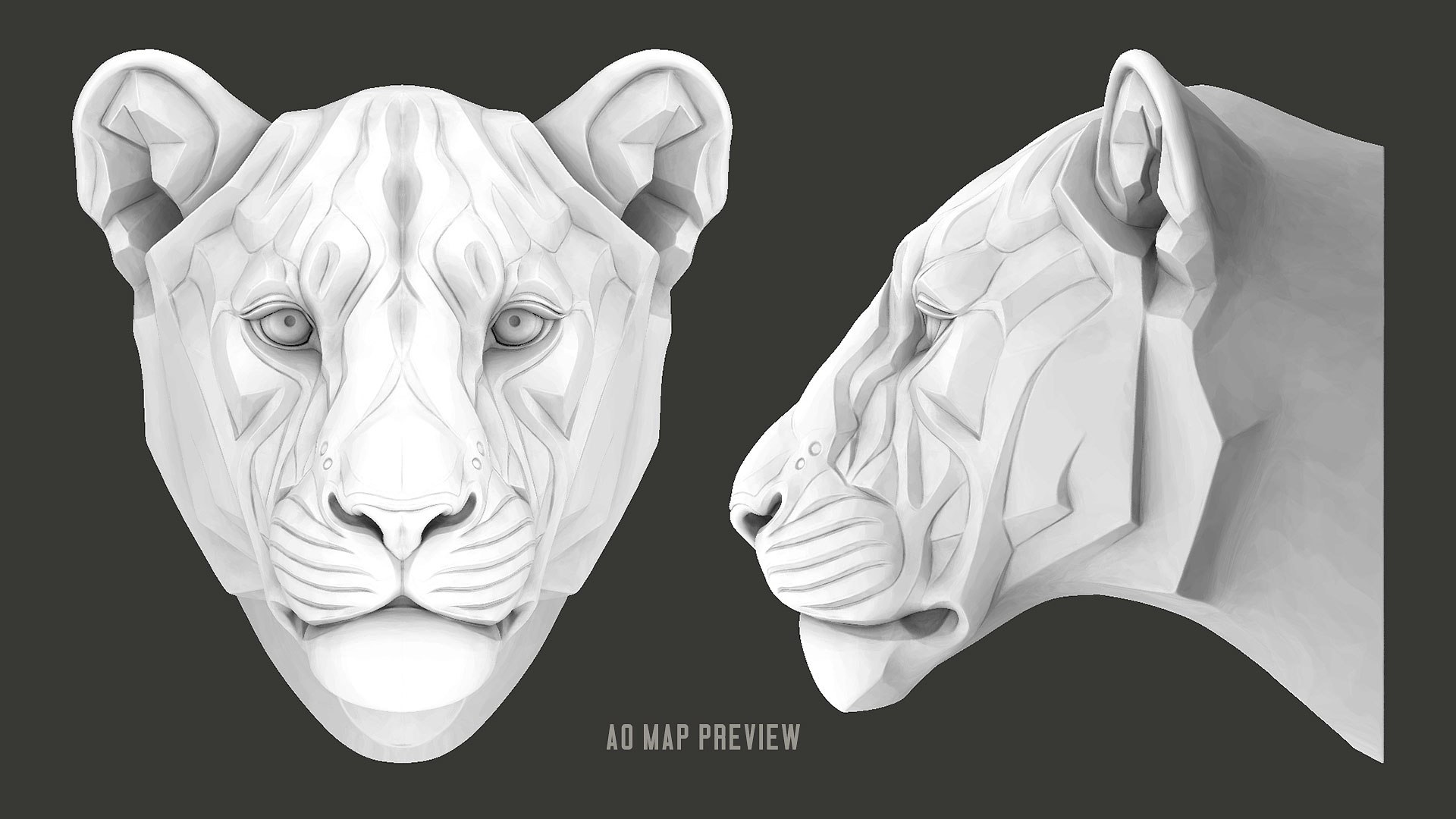 3D lion lioness stylized https://p.turbosquid.com/ts-thumb/AS/f95Oqx/29/lionessheadsculpturestylizedao01/jpg/1608647902/1920x1080/fit_q87/93bf384762a7a3eeaabbed8ab7629cabb8b506b0/lionessheadsculpturestylizedao01.jpg