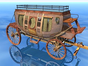 stagecoach bryce vue 3d model