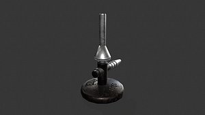 3D Bunsen Burner model