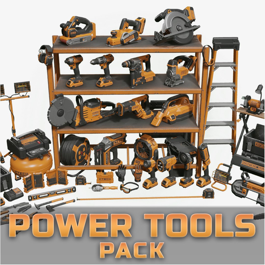 Power Tools Pack 3D model https://p.turbosquid.com/ts-thumb/AS/lRw3h1/Qz/promotional_turbosquid_01/jpg/1632299724/1920x1080/fit_q87/9749c328d04110d0daaa2594da43255bbb733a0d/promotional_turbosquid_01.jpg