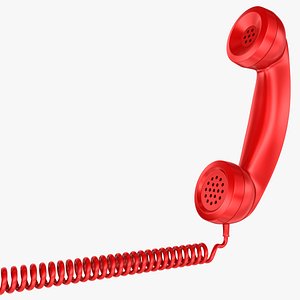 handset hand set 3d model