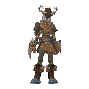 Female Nomad Avatar 3D model