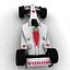 Honda Formula 1 Racing Car Low Polygonal