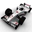 Honda Formula 1 Racing Car Low Polygonal
