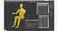 crash test dummy sitting 3D model