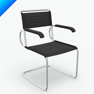 marcel breuer d40 cantilever 3d model