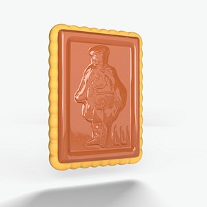 Lu ecolier cookie 3D model
