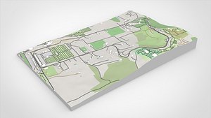 3D Mount Panorama Motor Racing Circuit Australia