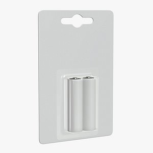 3D battery package pack model