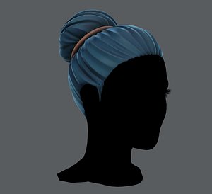 3D Hair style for woman V01