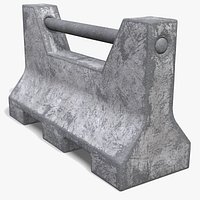 Concrete Barrier PBR