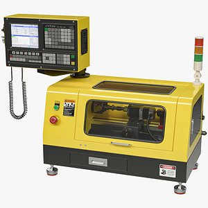 3D Tabletop Lathe 2 model