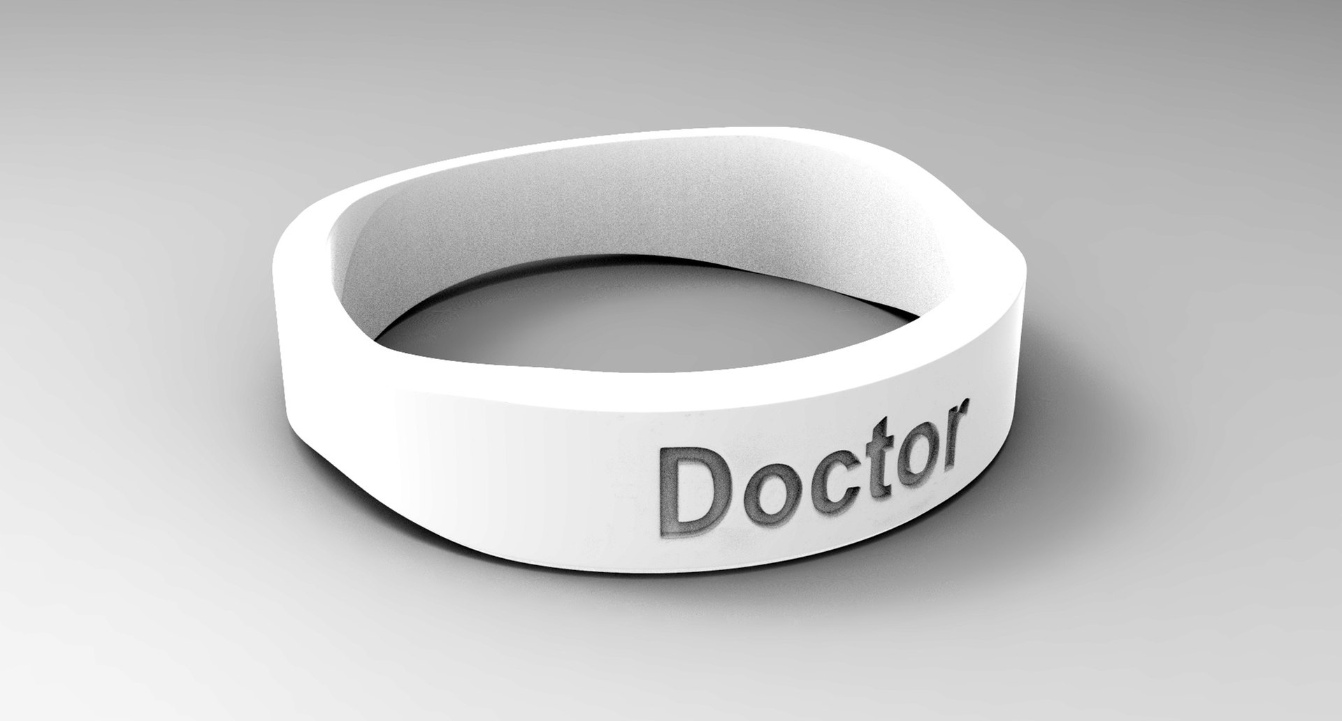 3D Doctor Ring Female White - TurboSquid 1862708