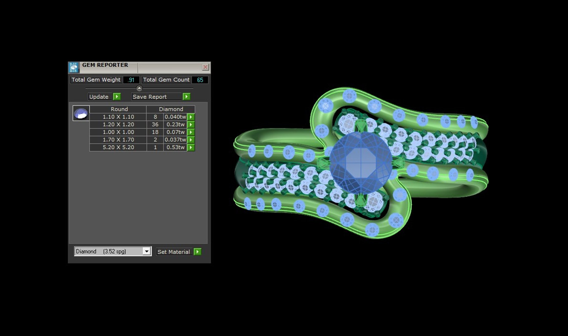 Set Ring Diamond Cad Model - TurboSquid 1656400