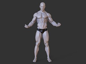 Bodybuilder Pose-03 model