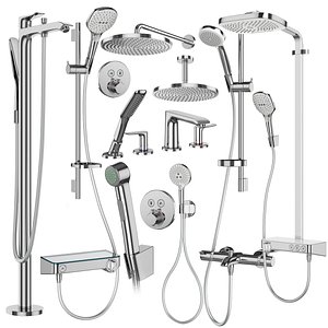 3D Faucets and shower systems Hansgrohe set 173 model