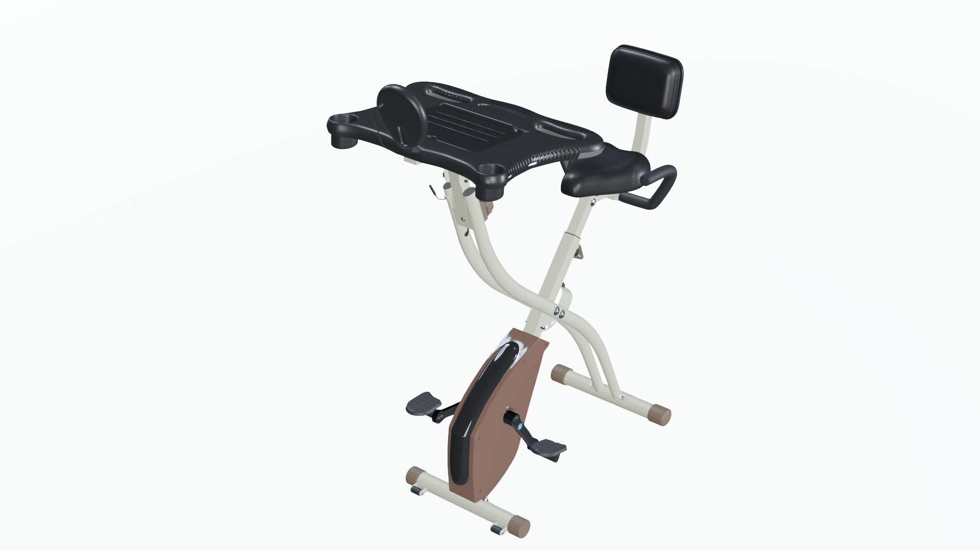 3D Machine - FitDesk Exercise Bike - TurboSquid 2479492