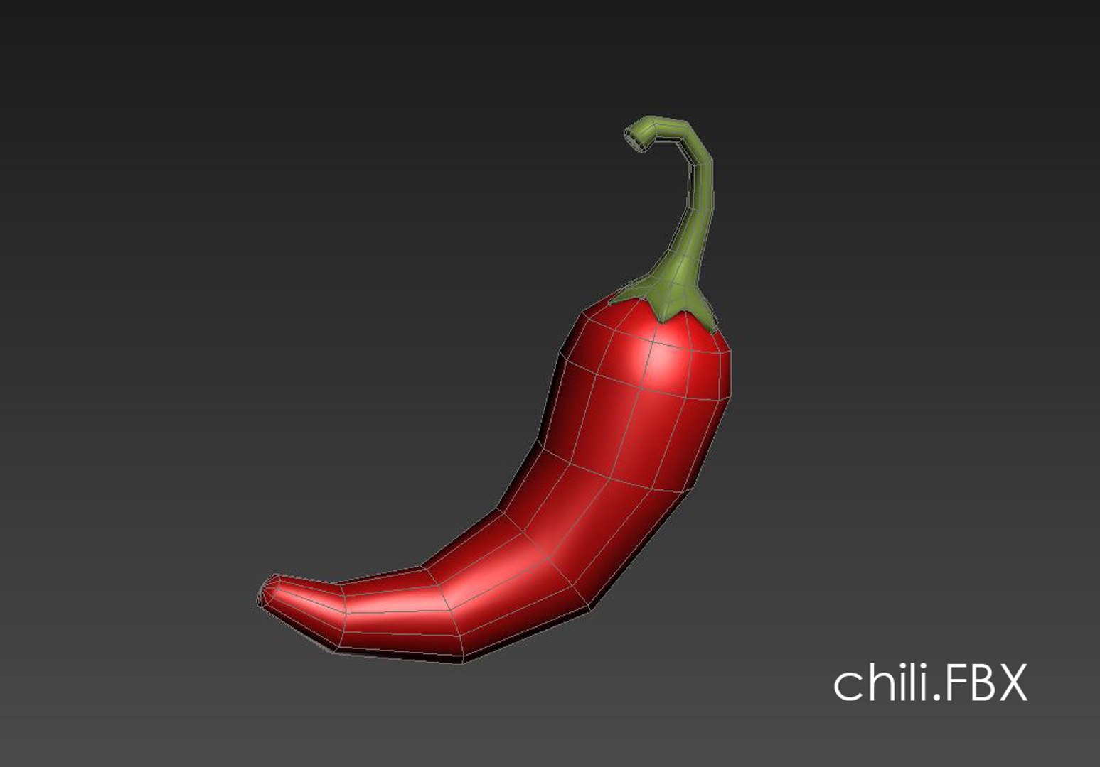 3D chili pepper - TurboSquid 1281744