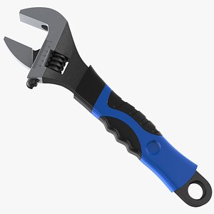 Detailed Adjustable Wrench 03 model