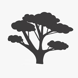 3D Bonsai Silhouette