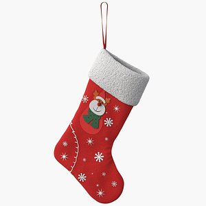 Christmas Stocking Deer Vray PBR