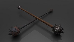 3D rpg medieval mace