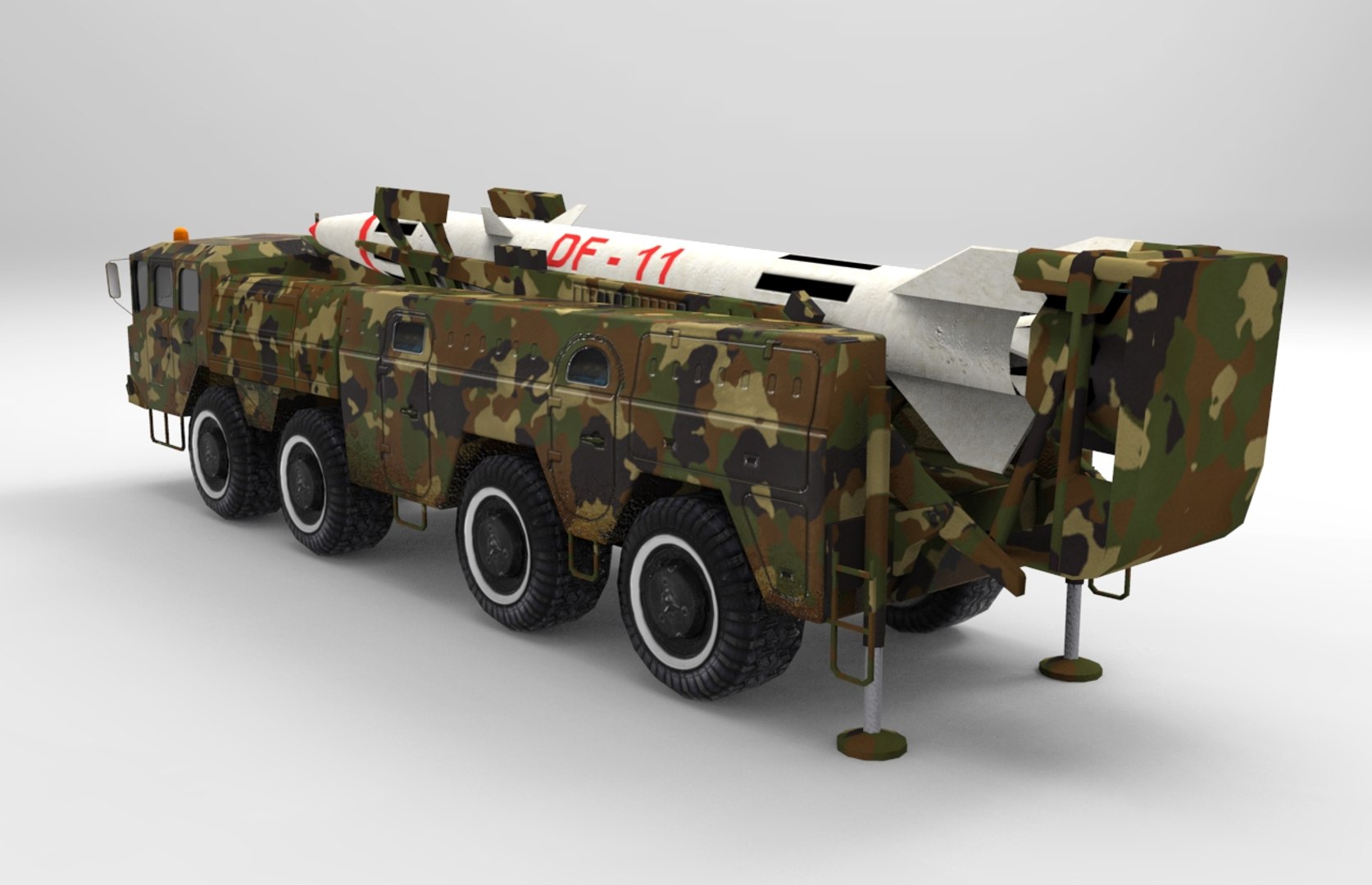 3d Model Missile Ready Games