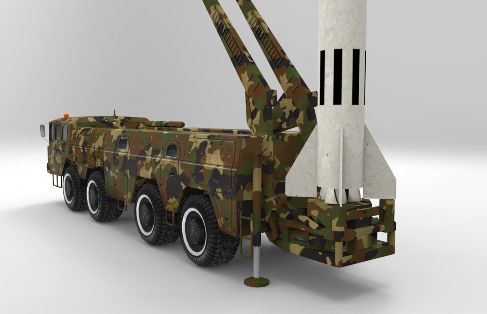 3d Model Missile Ready Games