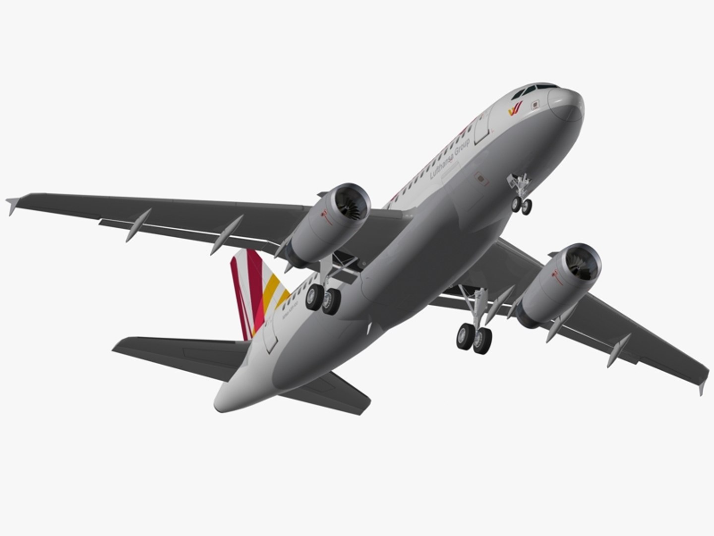 Airbus A319 Germanwings Airliner Model - TurboSquid 1608171