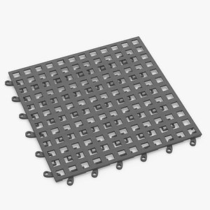 PVC Garage Floor Tile Grey