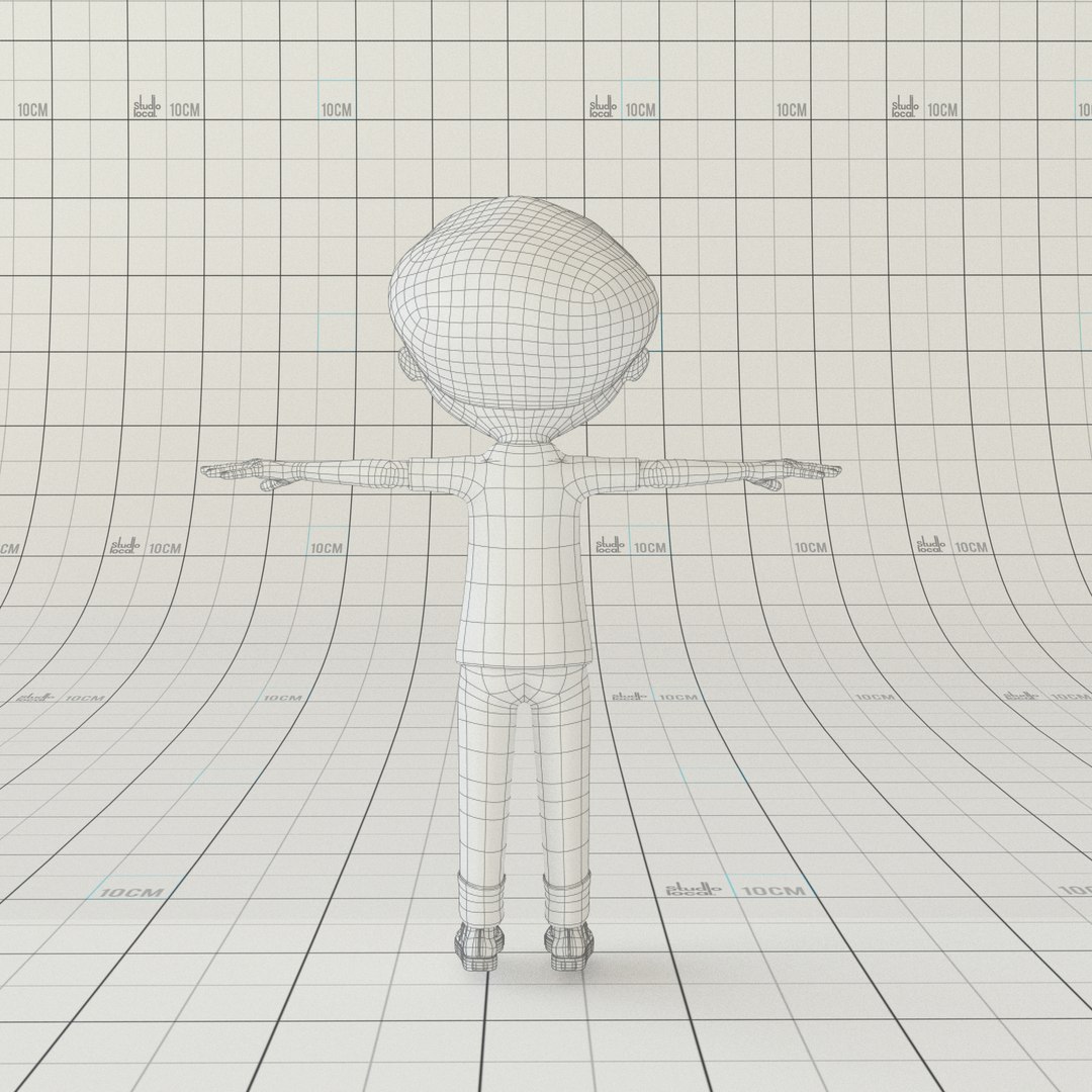 Cartoon Boy Rig 3D Model - TurboSquid 1211616