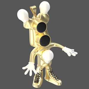 3D Cartoon Bulb Holder v2 Pendant