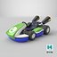Standardowe karty Luigi - Mario Kart Assets