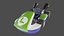 Standardowe karty Luigi - Mario Kart Assets