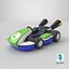 Standardowe karty Luigi - Mario Kart Assets