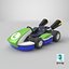Standardowe karty Luigi - Mario Kart Assets