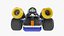 Standardowe karty Luigi - Mario Kart Assets