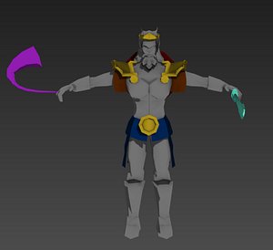 3d viking king