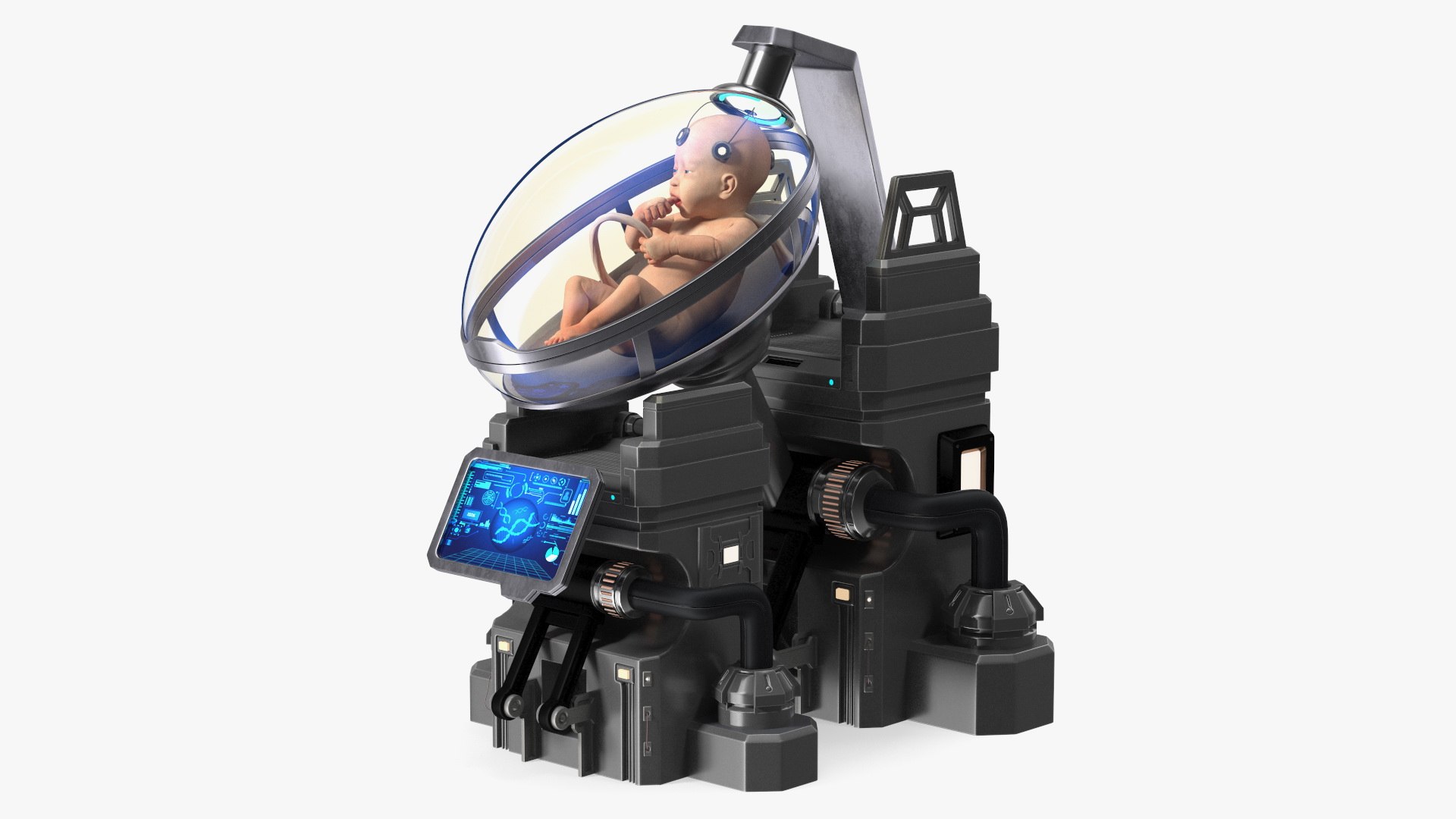 Installation Artificial Uterus 3D model preview