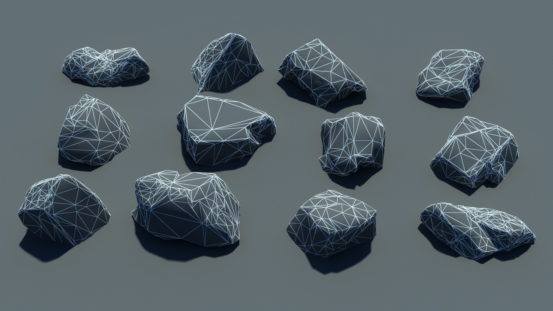 Rady Boulders Rocks Scan 3d Obj