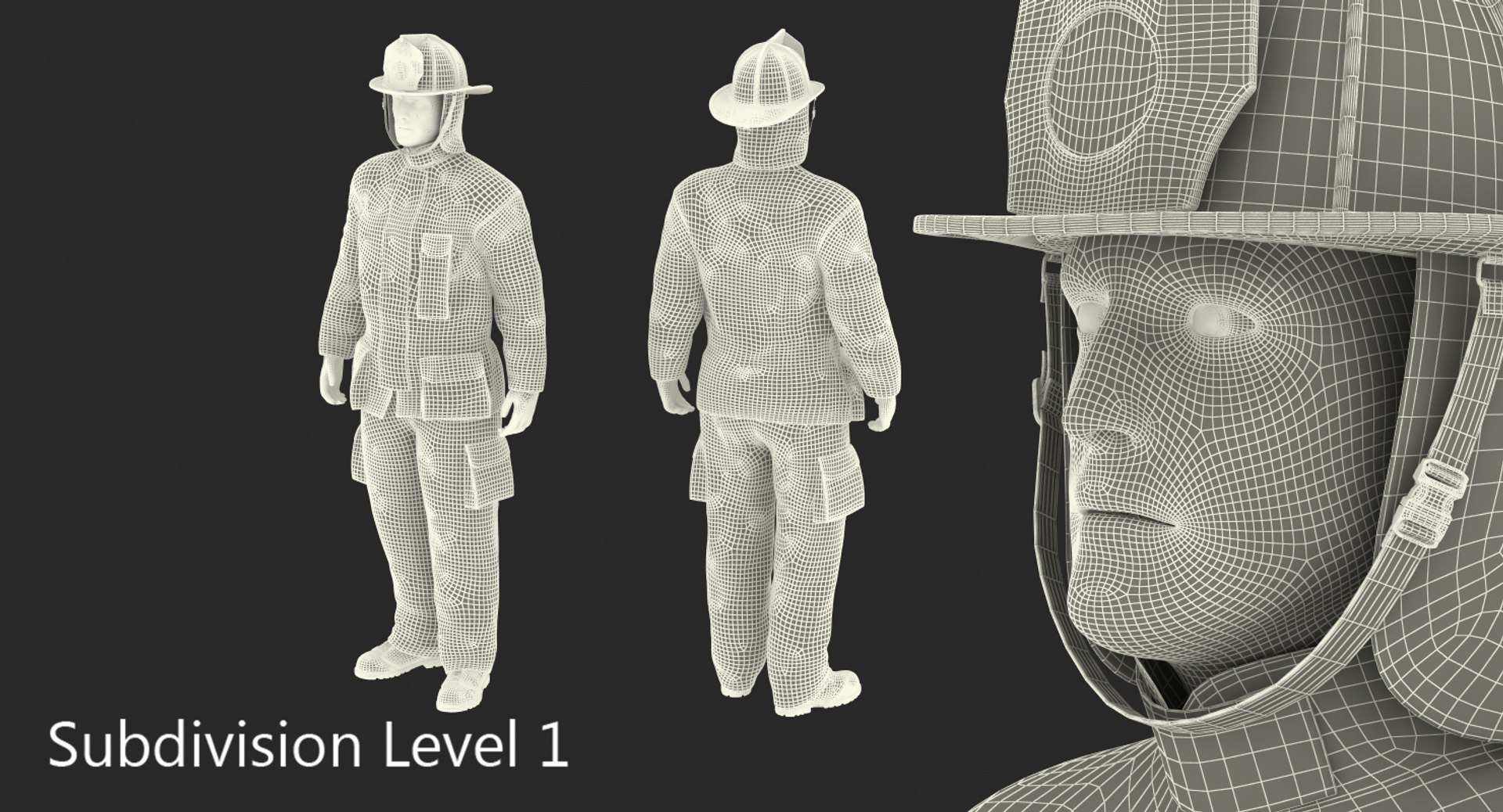 3D Firefighter Fully Protective Suit Model - TurboSquid 1156702