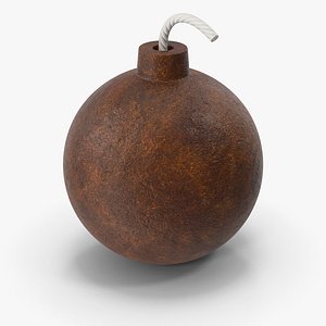 3D Rusty Ball Bomb